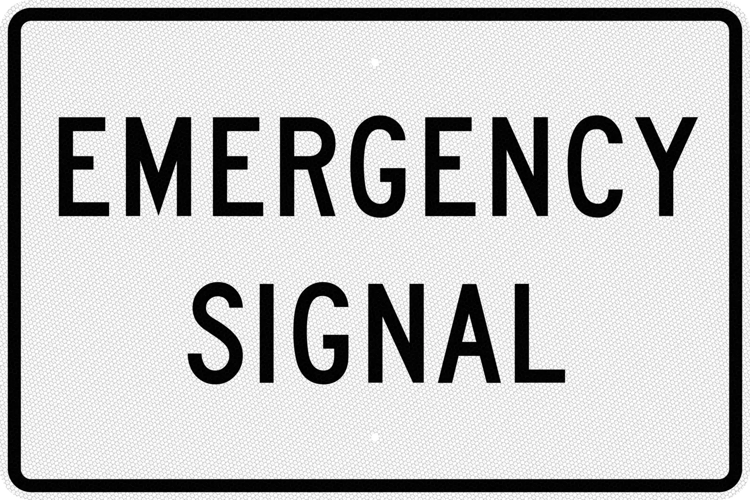 R10-13 36x24 sign, front view