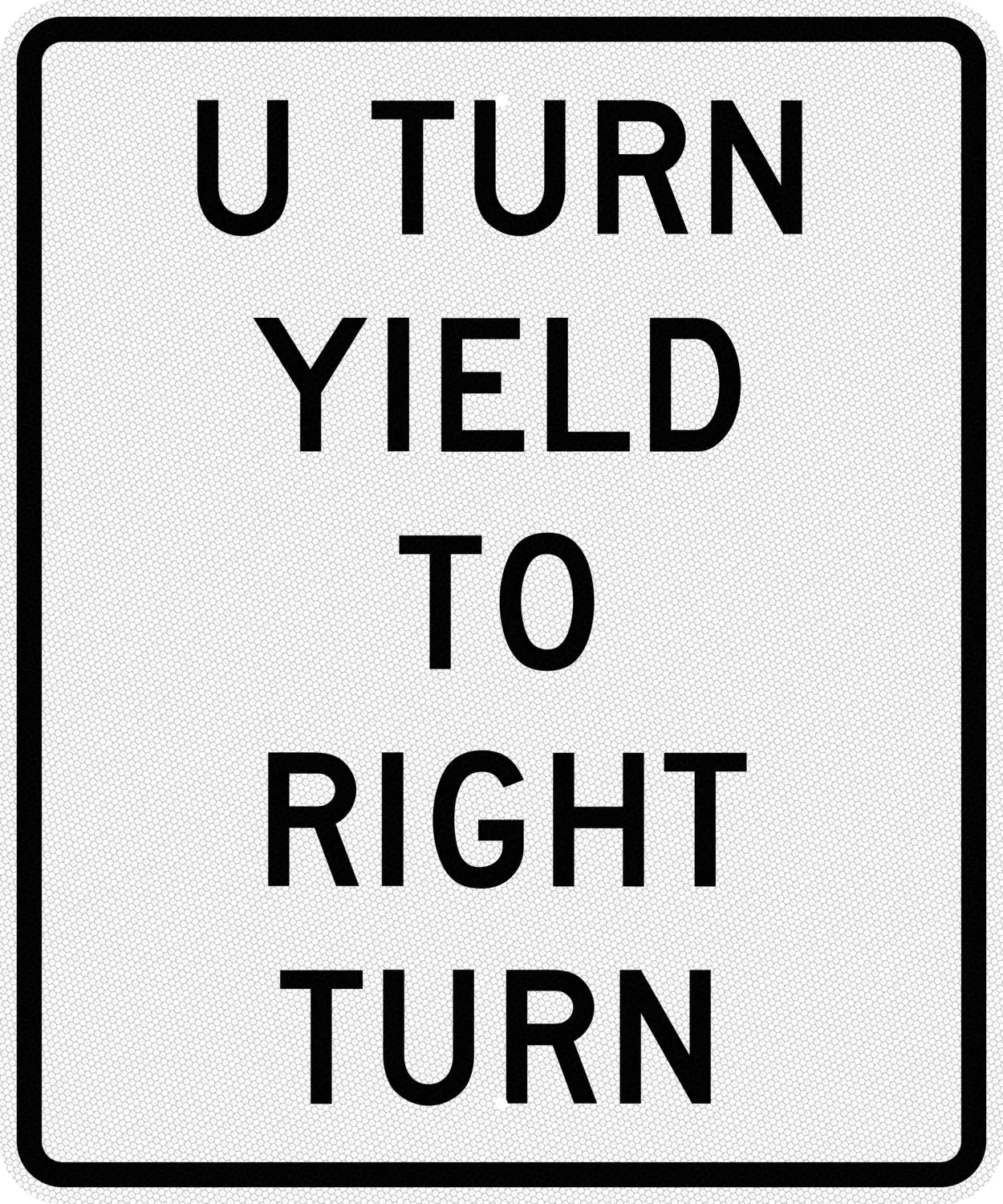 R10-16 30x36 sign, front view