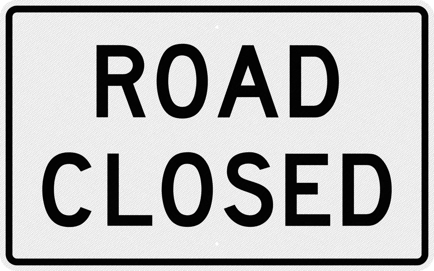 R11-2 48x30 sign, front view
