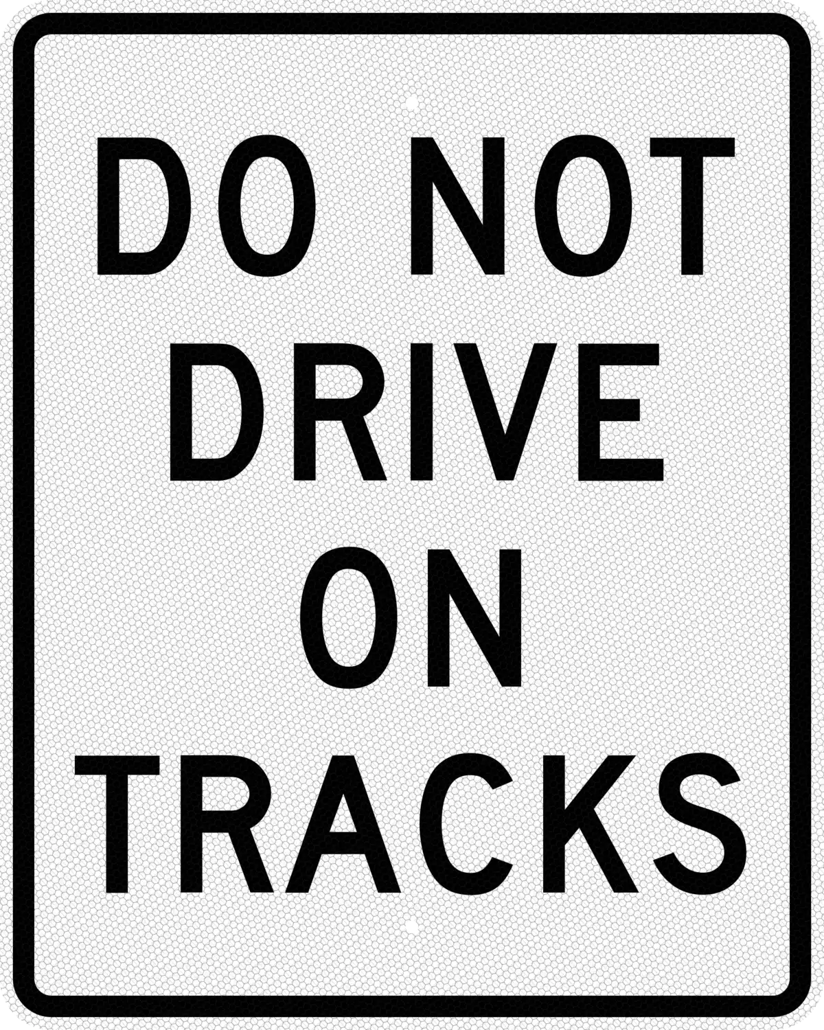 R15-6a 24x30 sign, front view