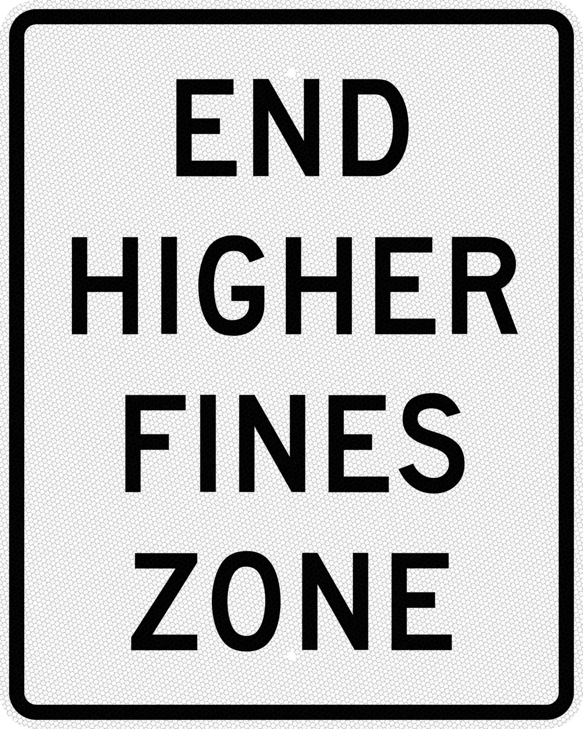 R2-11 24x30 sign, front view