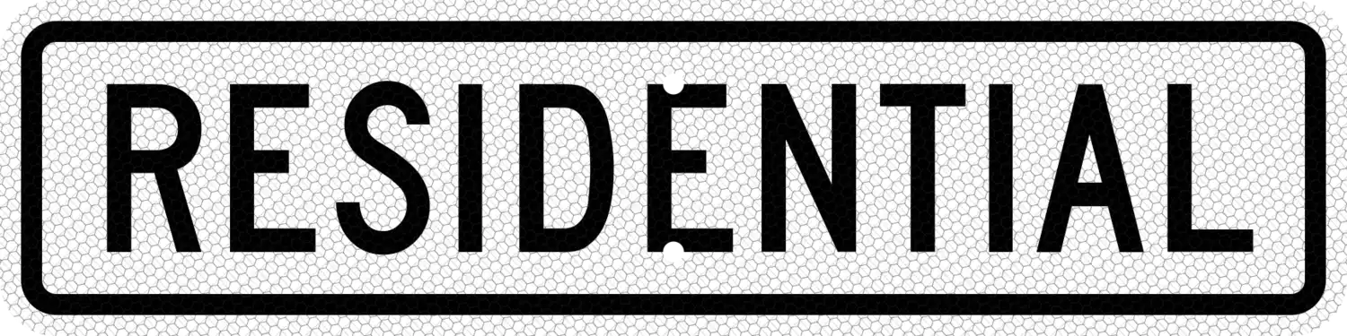 R2-5cP 24x6 sign, front view
