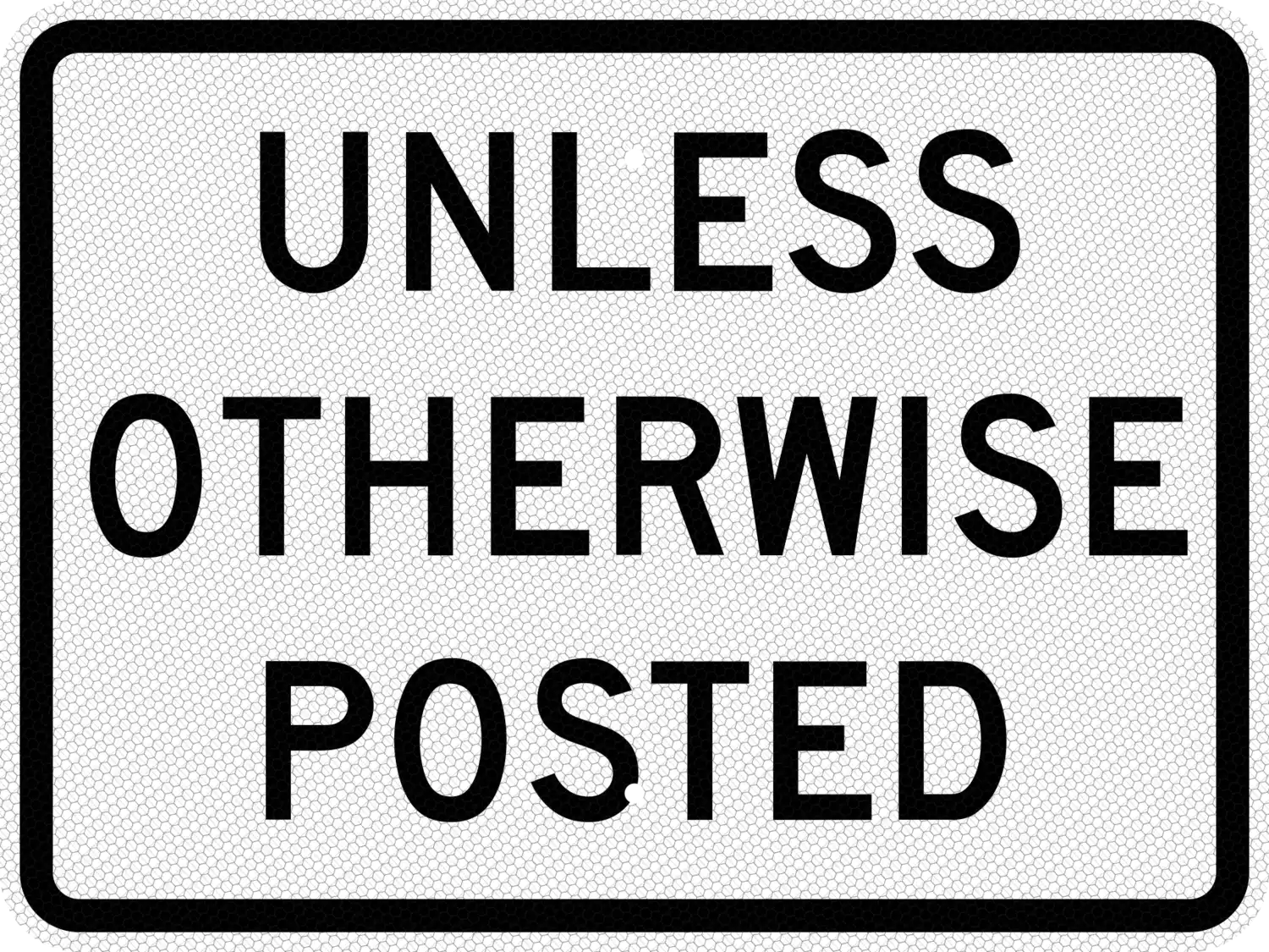 R2-5P 24x18 sign, front view