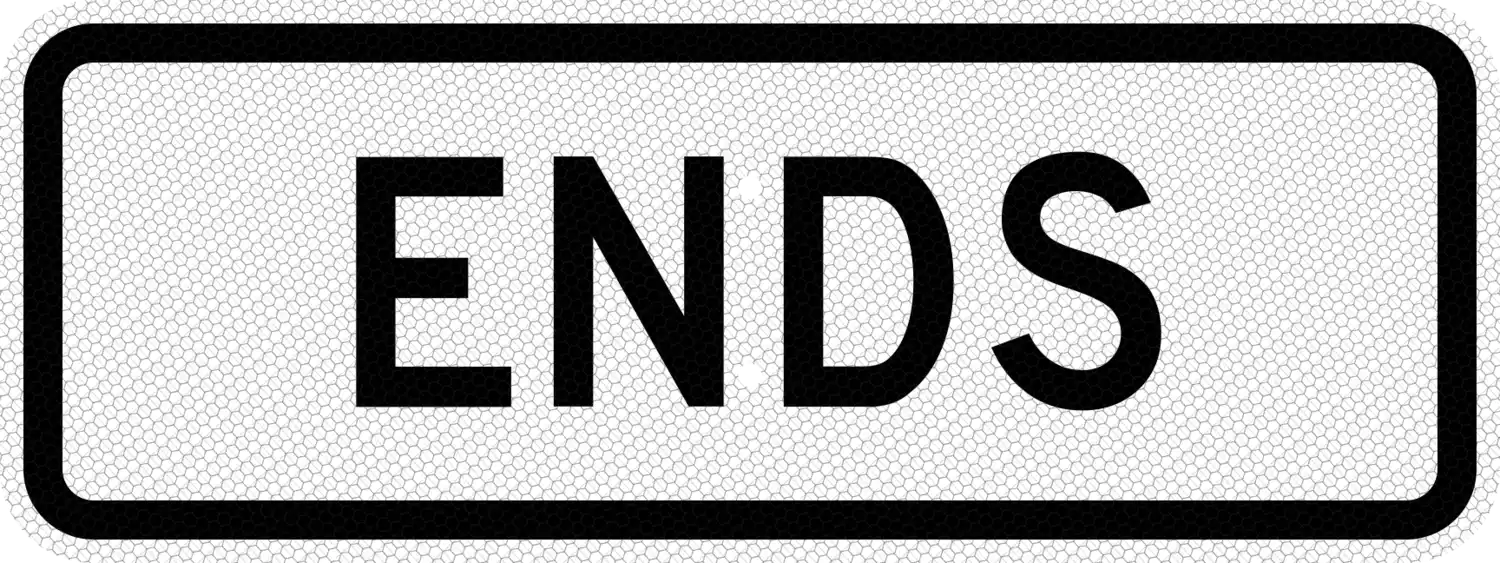 R3-17bP 24x9 sign, front view