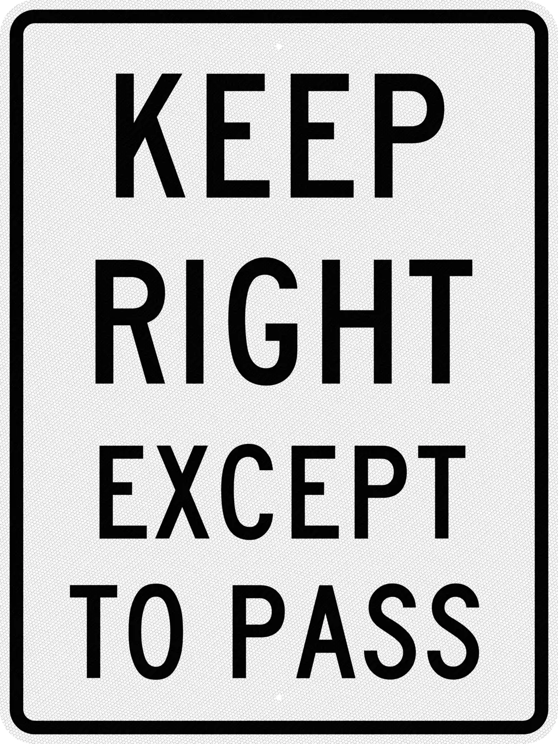 R4-16 36x48 sign, front view
