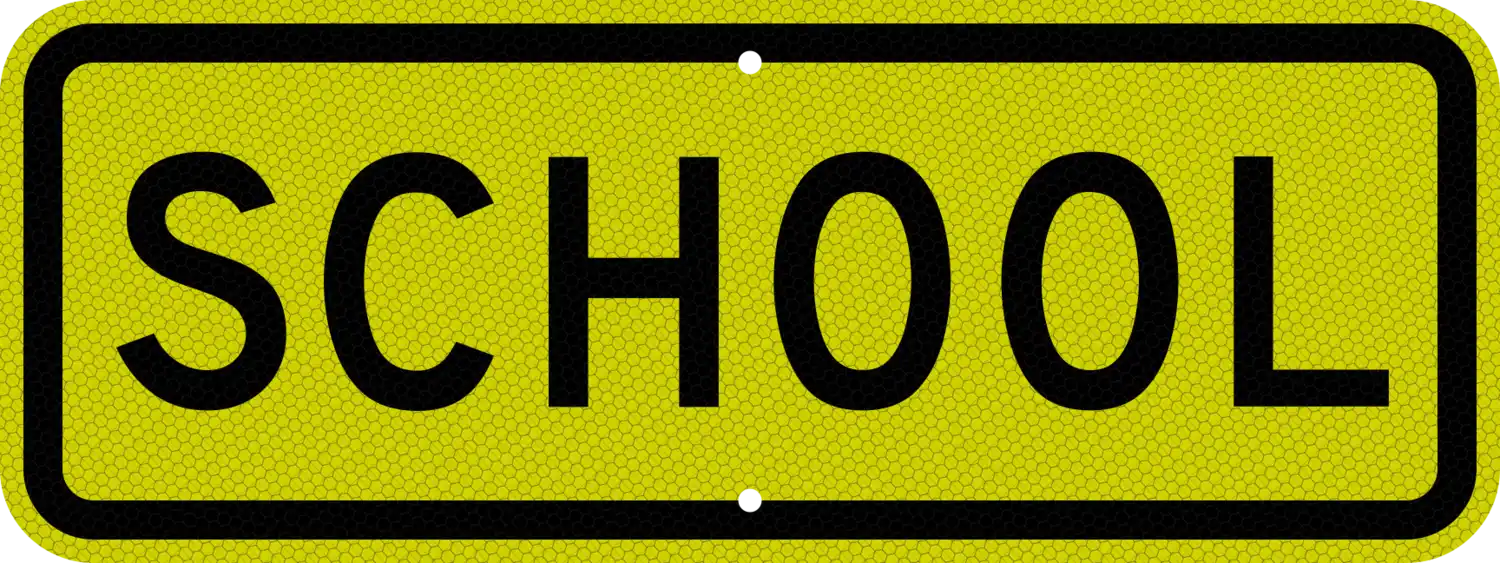 S4-3P 24x9 sign, front view