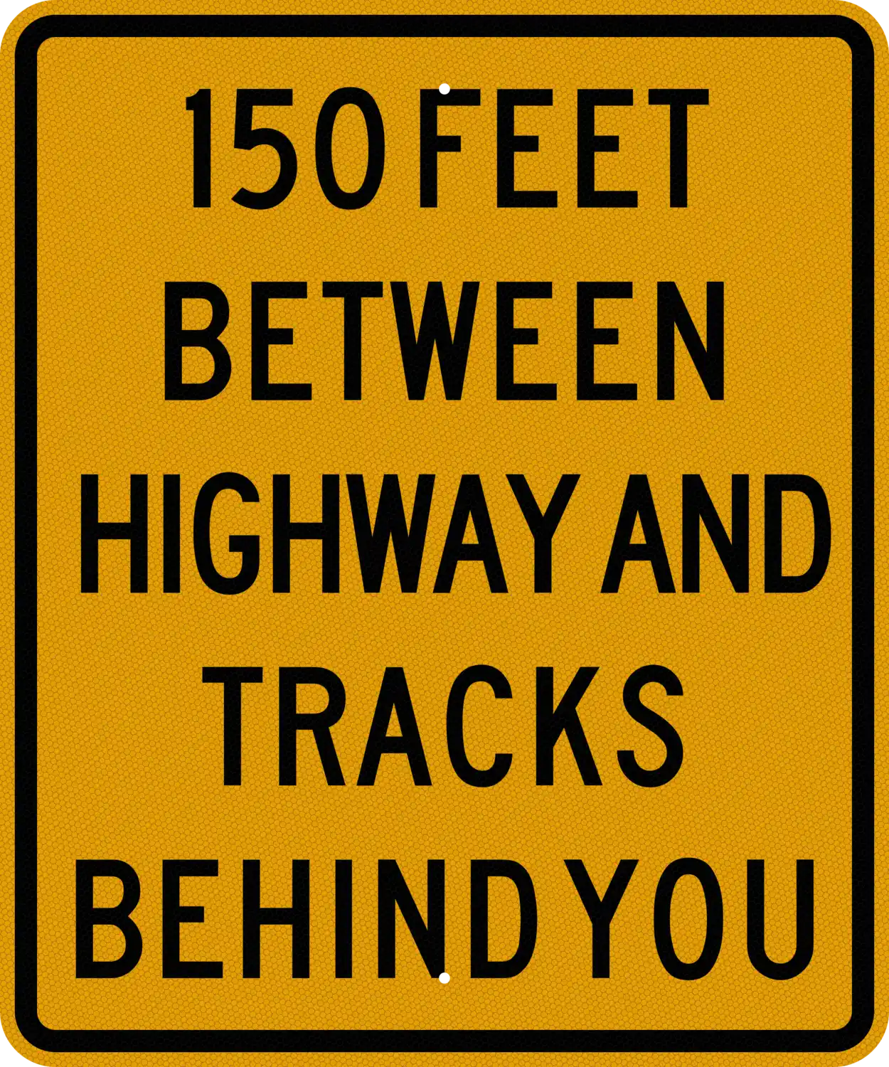 W10-11b 30x36 sign, front view