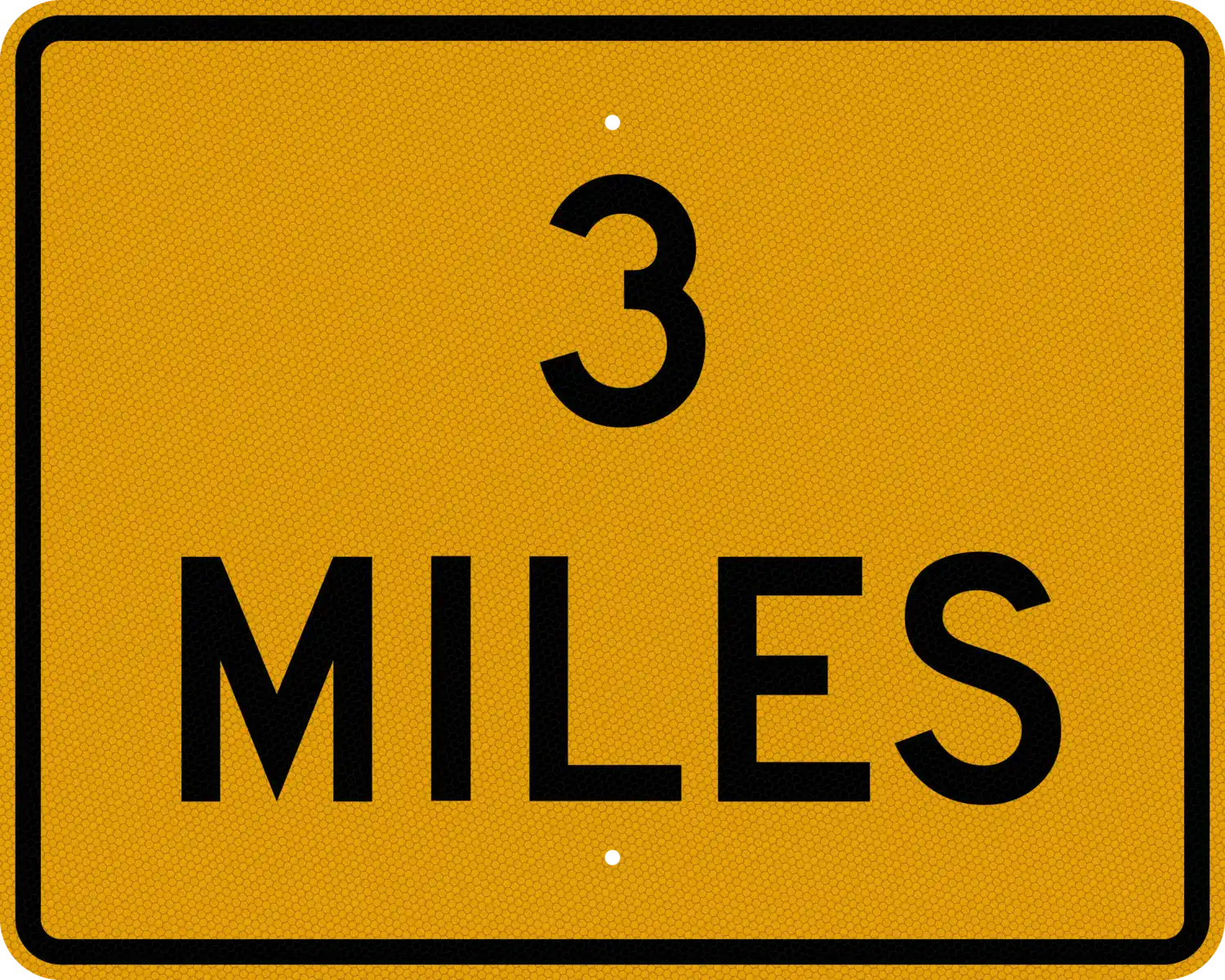 W16-3P 30x24 sign, front view