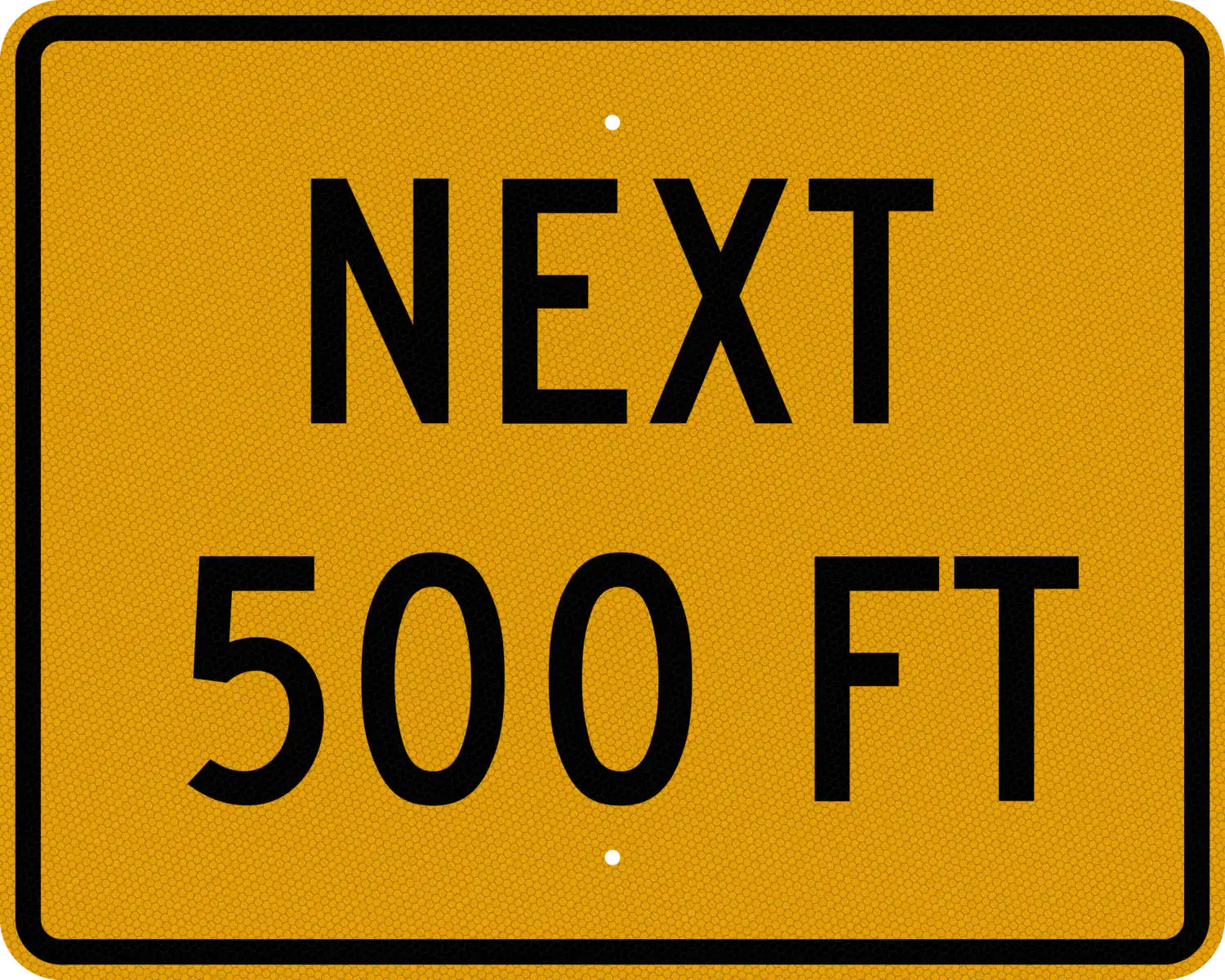 W16-4P 30x24 sign, front view