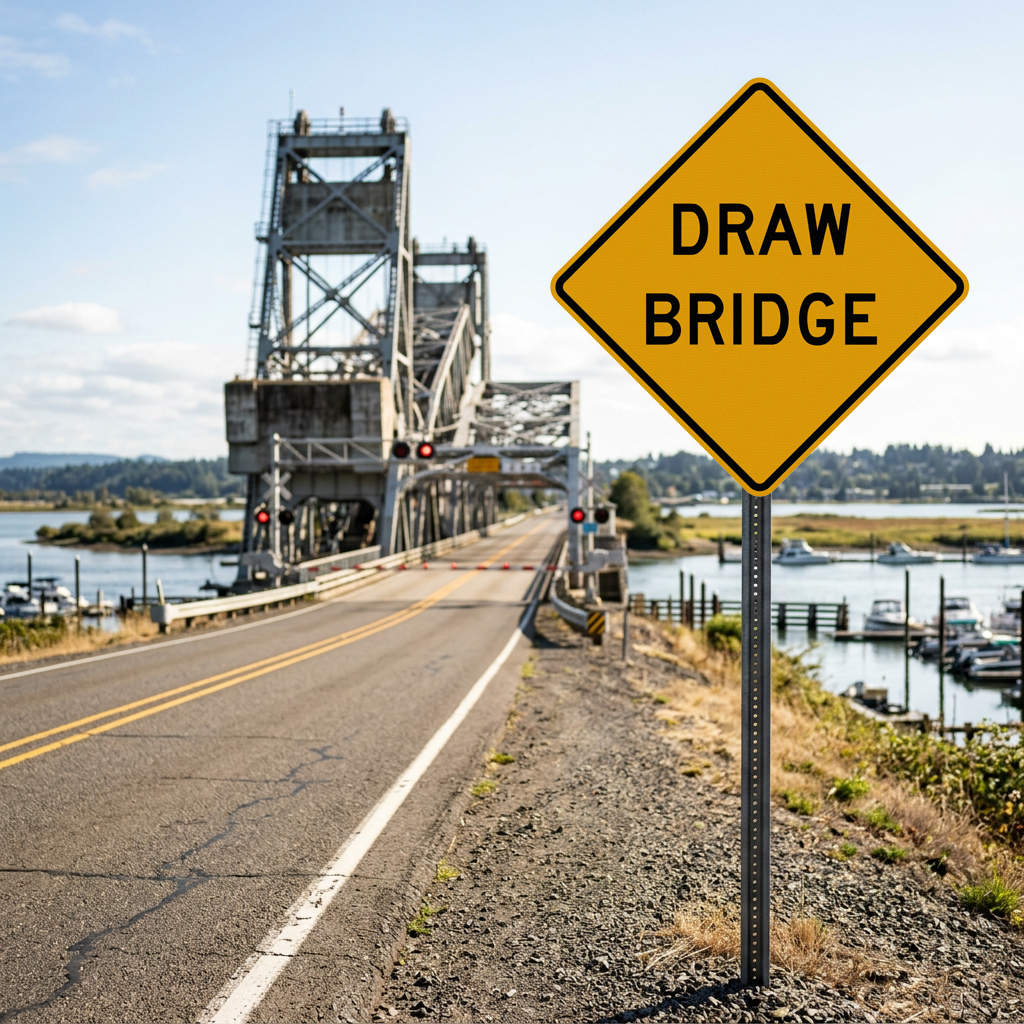 Draw Bridge Sign