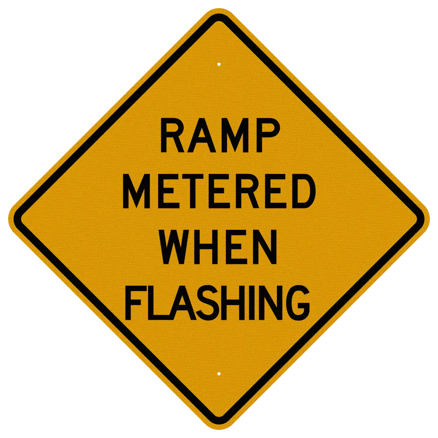 W3-8 36x36 sign, front view