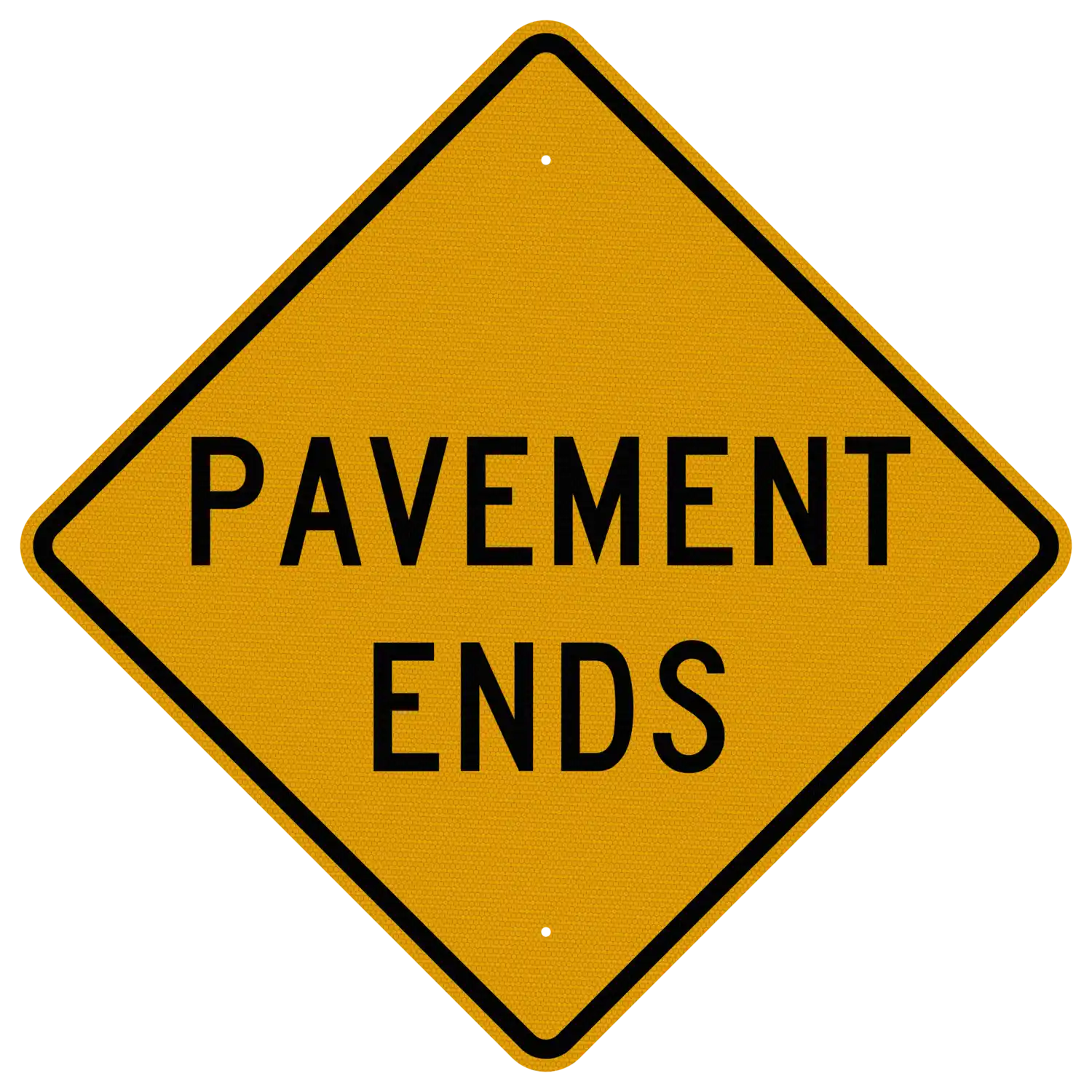 W8-3 30x30 sign, front view