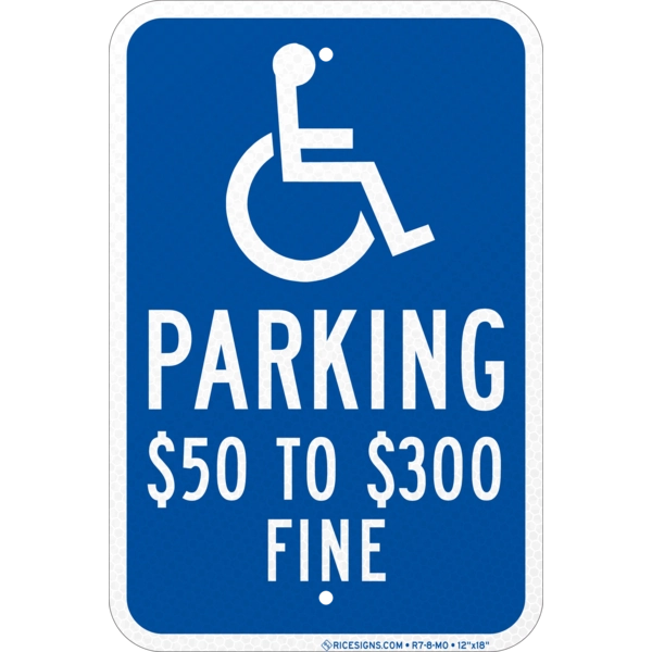 Missouri Parking 50 To 300 Fine Sign