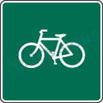 Bikes Permitted Sign