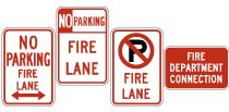 No parking fire lane signs for sale.