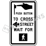 Crosswalk Style 3 Sign