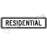 Residential Sign