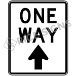 One Way Up Sign
