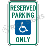 Michigan Reserved Parking Only Sign
