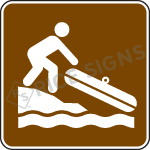 Hand Launch/small Boat Launch Sign
