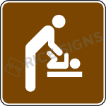 Baby Changing Station (mens Room) Sign