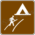 Walk-in Camp Sign