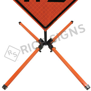 Folding Sign Stand for Roll-Up Signs