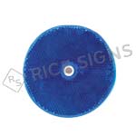 3 Inch Blue Acrylic Reflector With Center Hole
