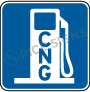 Alternative Fuel - Compressed Natural Gas Signs