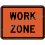 Work Zone Placard Signs