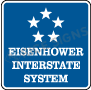 Eisenhower Interstate System (alternate) Signs