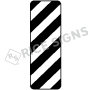 Right Stripe Black Object Marker