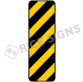Right Stripe Yellow Object Marker