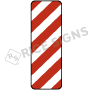 Right Stripe Red Object Marker
