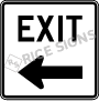 Exit With Arrow Signs