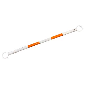 Reflective Cone Bar (Orange/White - 4 to 6 ft)