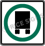National Network Trucks Permitted Truck Route Symbol Signs