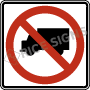 No Trucks Symbol Signs