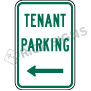 Tenant Parking With Arrow Signs