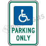 Ohio Handicapped Parking Only Signs
