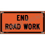 End Road Work (Only Works With RU5000 or RU6000 Stand) Roll-Up Signs