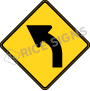 Curve Left Signs