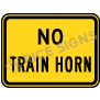 No Train Horn Signs