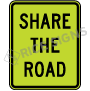 Share The Road Signs