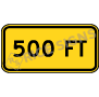 500 Ft Signs