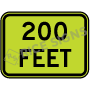 200 Feet Signs