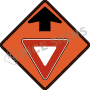 Yield Ahead (symbol) Signs