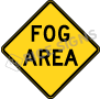 Fog Area Signs