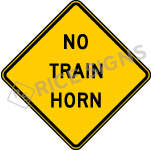 W10-5 LOW GROUND CLEARANCE RAILROAD CROSSING SIGN – Main Street