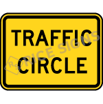 Traffic Circle Signs